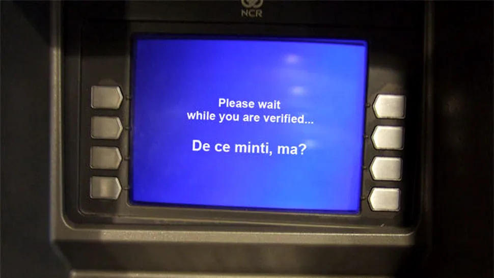 Am trait s-o vedem si pe asta: ATM cu detector de minciuni!