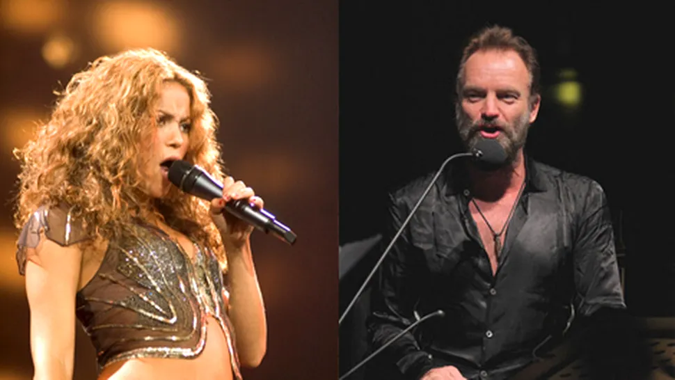 Sting si Shakira, in concert la Bucuresti! Vezi cat costa biletele!