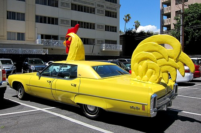 the chicken car