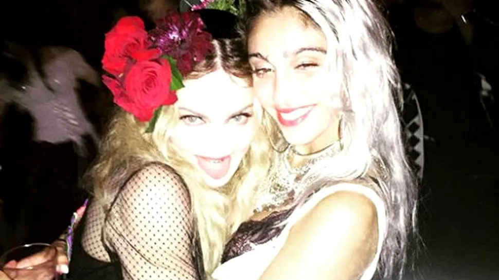 Madonna şi-a sărbătorit ziua în club, alături de copiii ei!