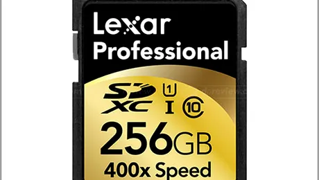 Lexar a anunțat primul card SD de 256 GB 400x