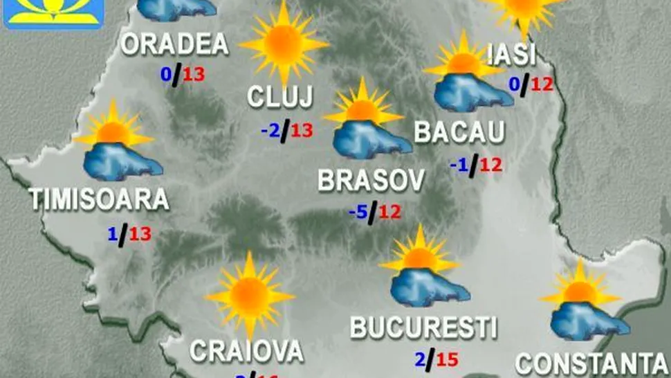 Vremea.Apropo.ro: Prognoza meteo pentru miercuri și joi