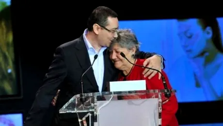 Gafa uriaşă a mamei lui Victor Ponta la TV! Este în tabăra cealaltă?!