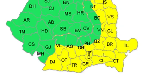 Vremea.Apropo.ro: Cod galben de caniculă, în week-end!