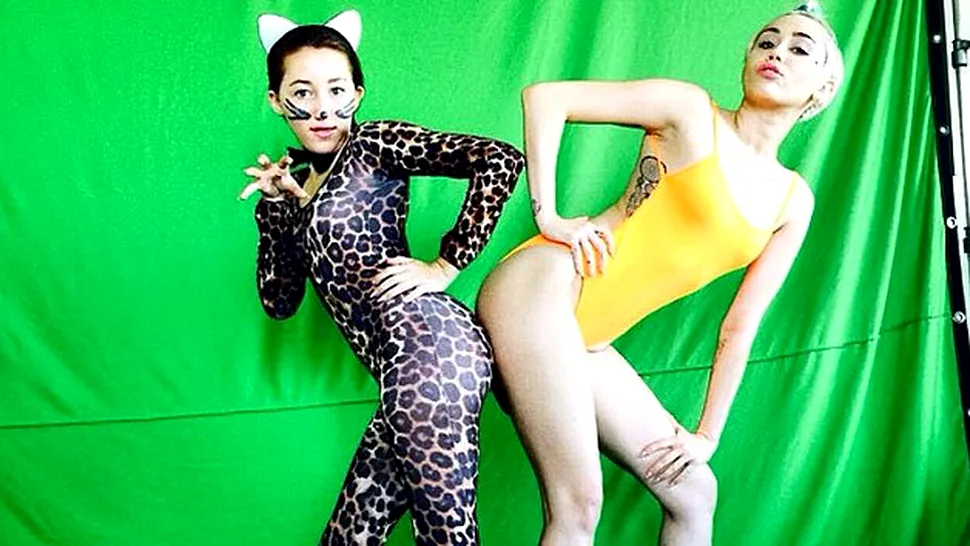 Miley Cyrus își scoate sora în showbiz