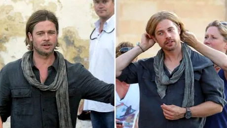 Actori celebri şi sosiile lor (Poze)