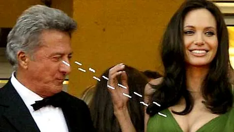 Vezi cine trage cu ochiul in decolteul vedetelor (poze)