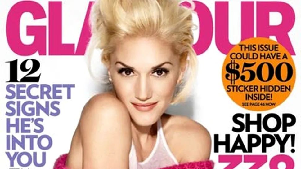 Gwen Stefani, senzuala rockerita din revista Glamour (Poze)