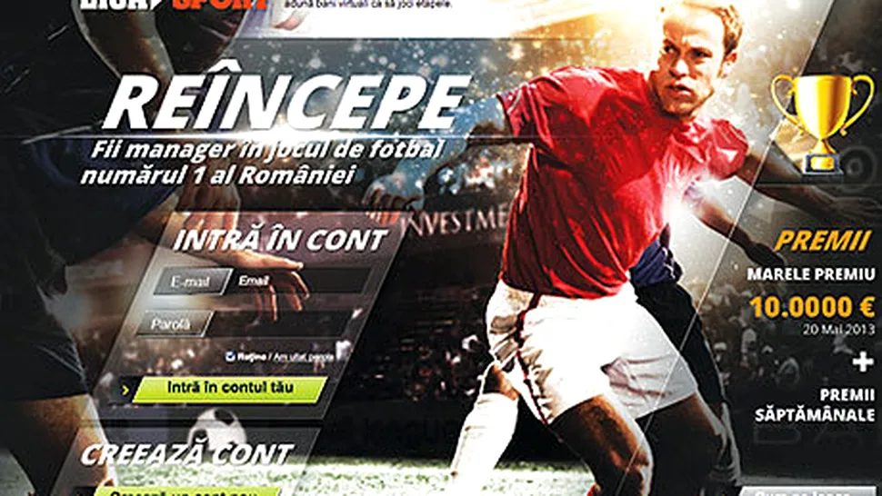 Începe Liga ProSport, cu premii de peste 10.000 de euro în cel mai spectaculos manager online!