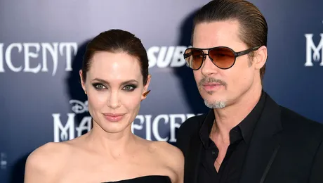Angelina Jolie l-a „ameninţat” pe Brad Pitt!