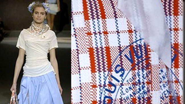 Plasa de rafie Louis Vuitton