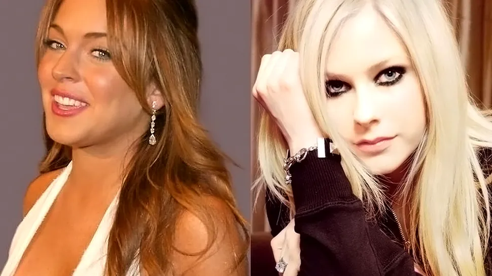Lindsay Lohan si Avril Lavigne au facut scandal intr-un restaurant