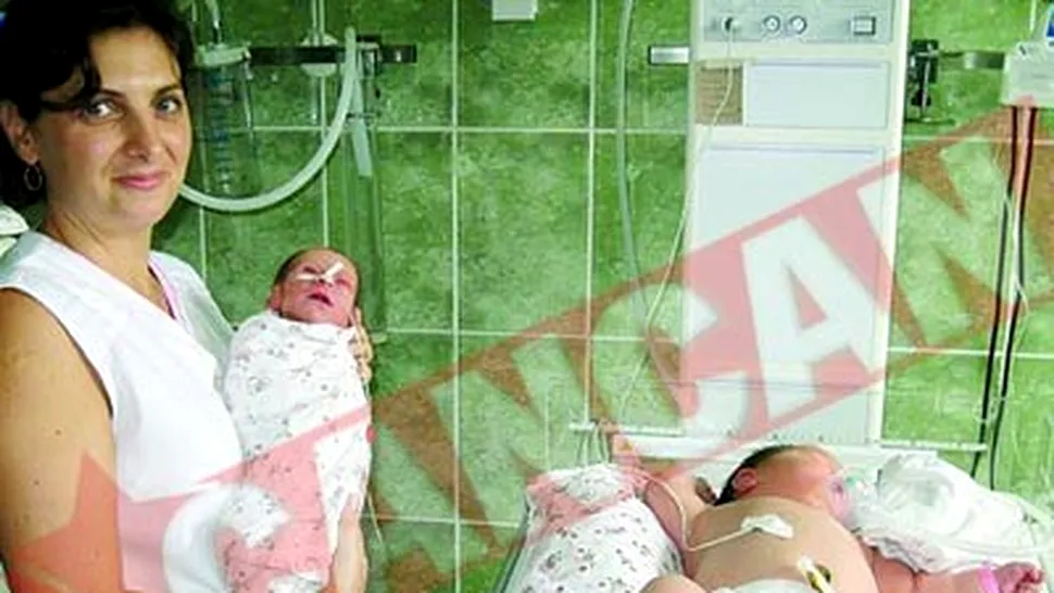 Cel mai greu bebelus din Romania a avut la nastere 6,8 kg