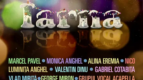 Vedetele colindă! Alina Eremia, Marcel Pavel şi Monica Anghel, în videoclipul All stars