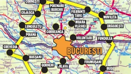 Zona metropolitana a Capitalei, extinsa pana la Dunare