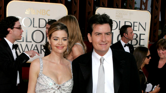 Charlie Sheen si Denise Richards