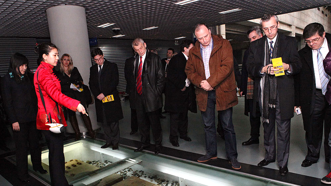 Primarul Sorin Oprescu la Beijing Planning Exhibition Museum