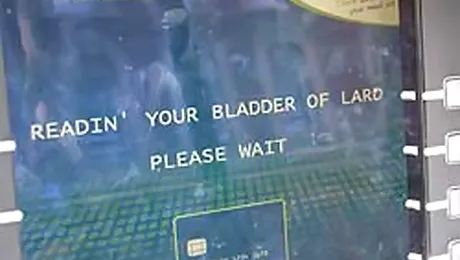 Bancomatele londoneze folosesc slang-ul