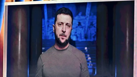 Volodimir Zelenski, la gala Grammy: Umpleți tăcerea cu muzica voastră; spuneți-ne povestea