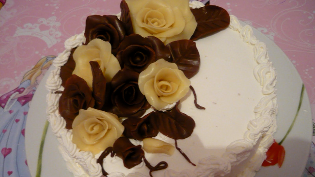 tort ciocolata alba si neagra