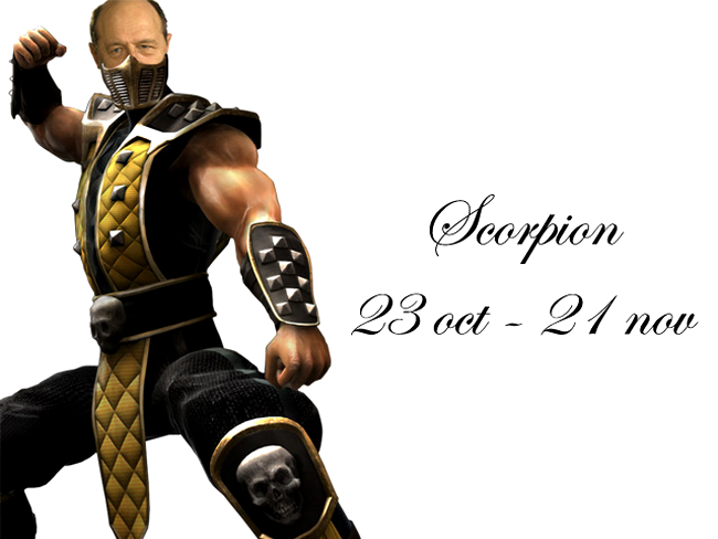 Basescu - Scorpion din Mortal Kombat