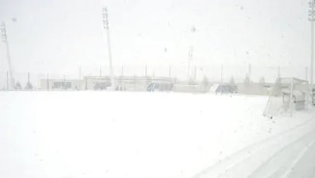 Real si-a anulat antrenamentul din cauza caderilor de zapada (GSP)