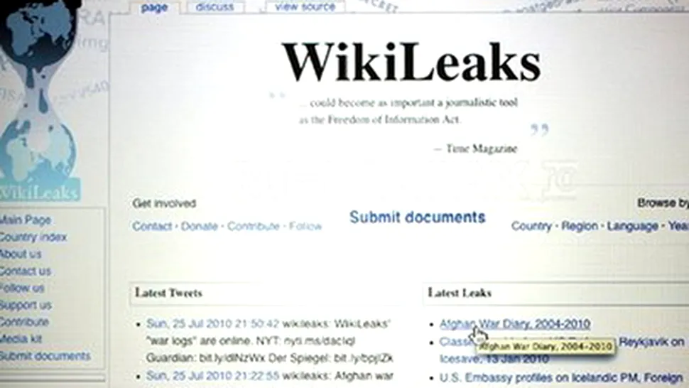 WikiLeaks, un balon de sapun