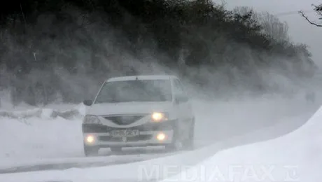 În Harghita se circulă în condiții de iarnă
