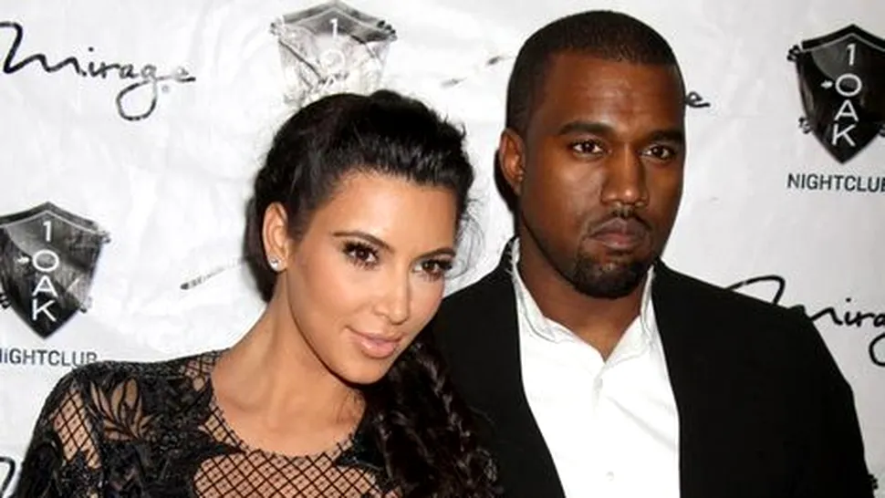 Kim Kardashian, cerută de soție de Kanye West cu un inel de 770.000 de dolari