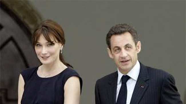 Carla Bruni si Nicolas Sarkozy 