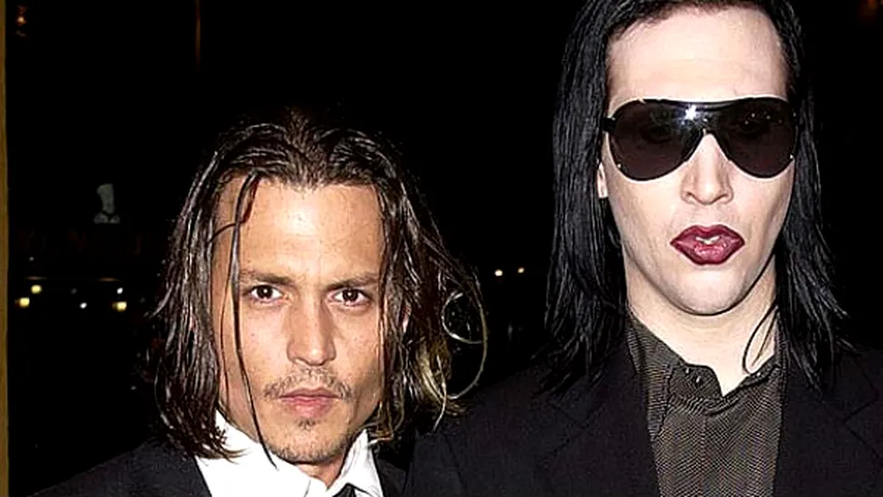 Johnny Depp în duet cu Marilyn Manson