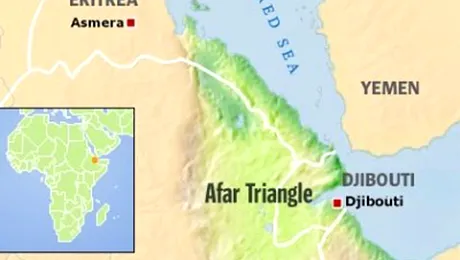 Triunghiul Afar se va rupe de Africa