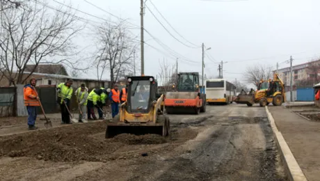 Strada Ghidigeni, din zona București-Măgurele, reabilitată și asfaltată