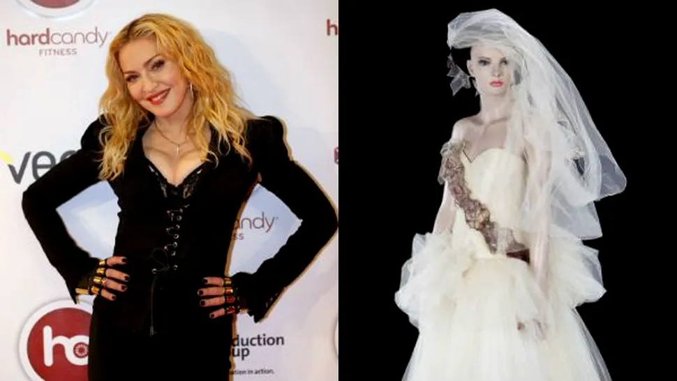 Madonna şi-a vândut rochia de mireasă, cu 65.000 de euro
