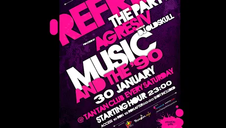 Vino alaturi de Agresiv la „Music and the 90’s”