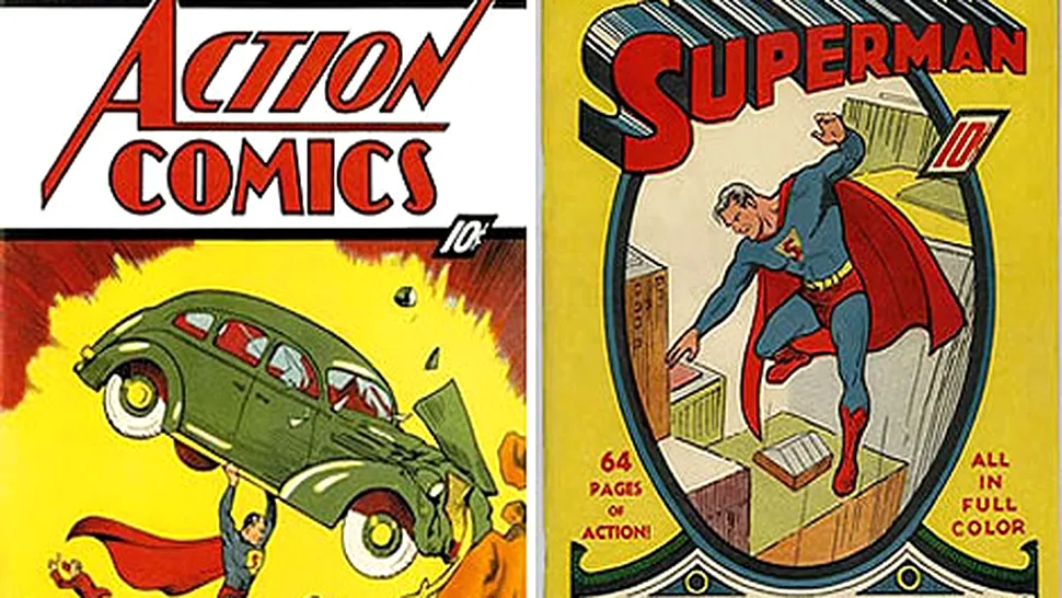 Revista de benzi desenate in care a debutat Superman a fost vanduta cu 1 milion de dolari!