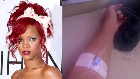Rihanna, spitalizata de urgenta in Suedia