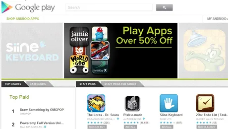 Google rebranduiește Android Market în Google Play