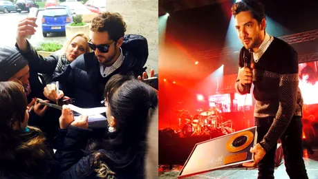 Cum l-au îndulcit fanele pe David Bisbal? Artistul spaniol a făcut super show la Sala Palatului!