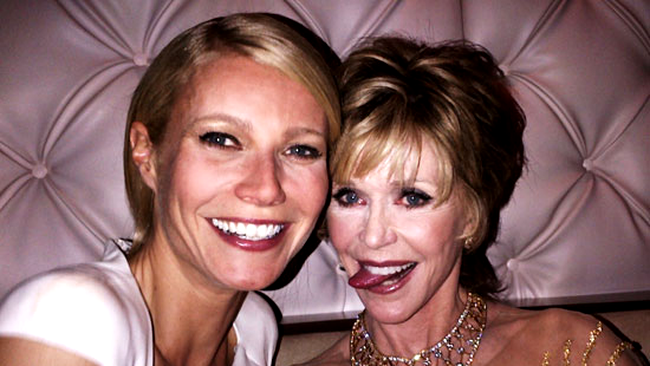 Gwyneth alături de Jane Fonda