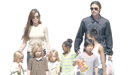 Angelina Jolie isi hraneste cei sase copii cu insecte