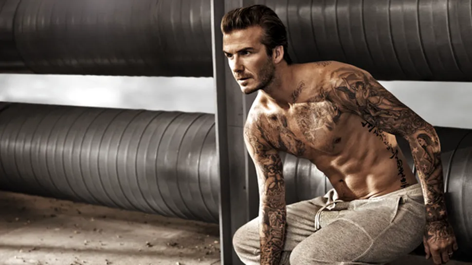 David Beckham, la bustul gol pentru H&M (Poze)