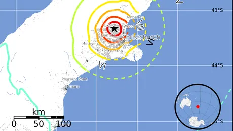 Seismul din Noua Zeelanda a deplasat o parte a Terrei cu peste trei metri