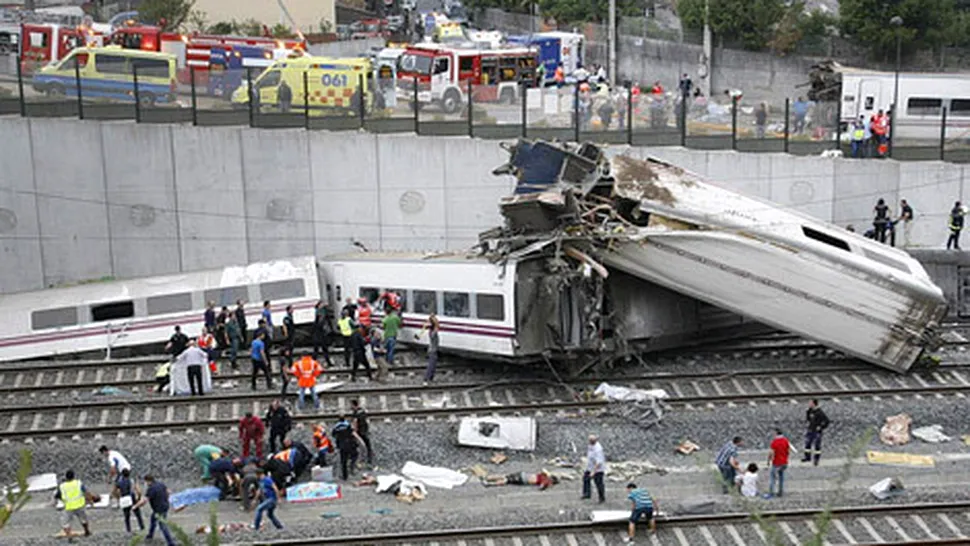 Accidentul de tren din Spania: Mecanicul, acuzat de omucidere din culpă