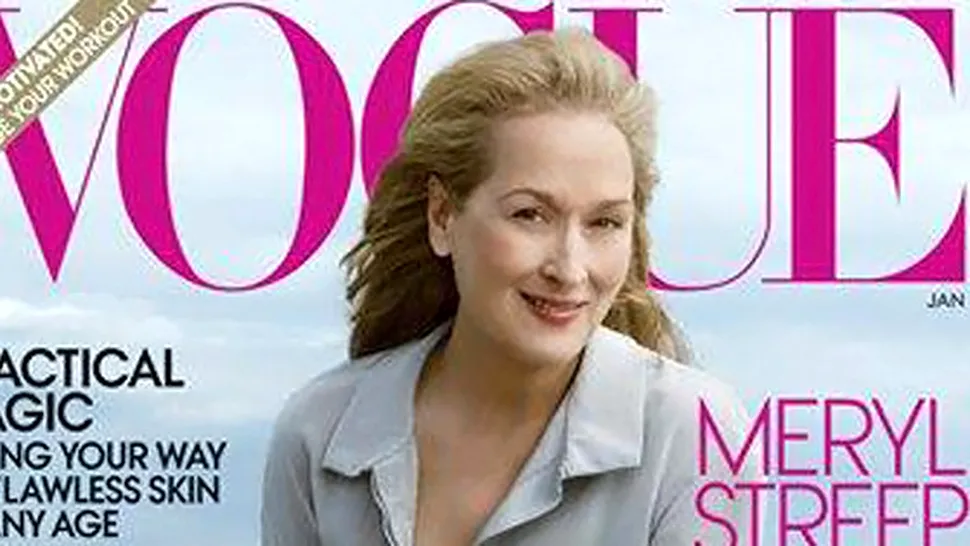 Meryl Streep, pentru prima data pe coperta revistei Vogue