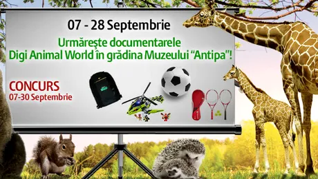Digi Animal World în grădina Muzeului „Antipa”