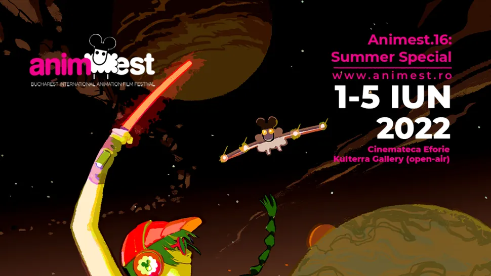 Animest.16: Summer Special  O ediție-capsulă a celui mai mare festival de animație din România, între 1 și 5 iunie, la București