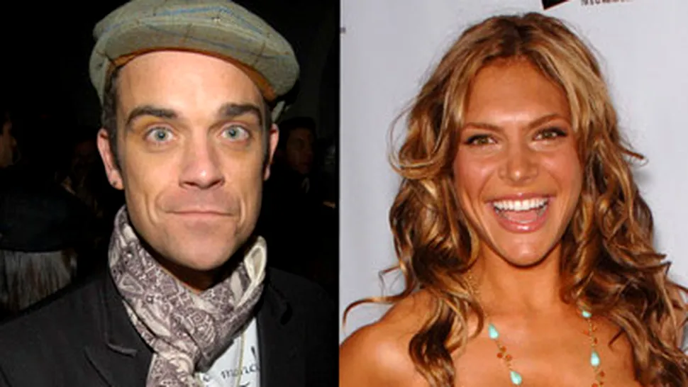 Robbie Williams se iubeste cu actrita Ayda Field