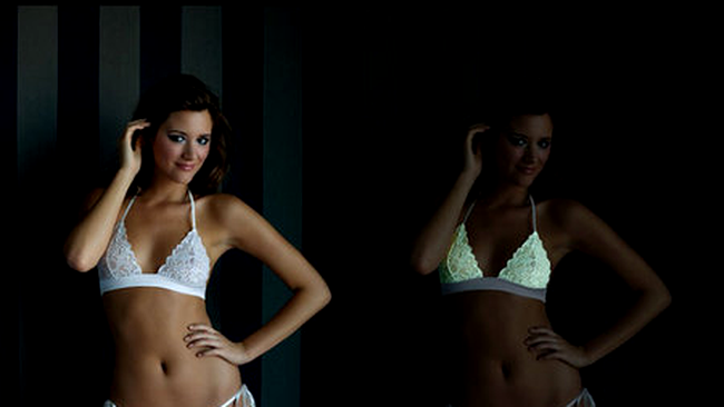 lenjerie intima fluorescenta