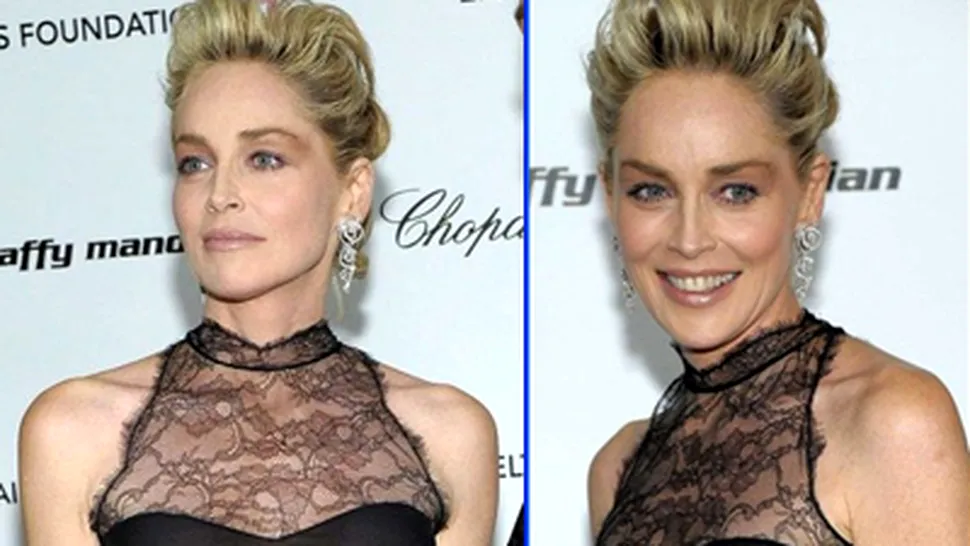 Sharon Stone si-a aratat sanii la Oscar (POZE)